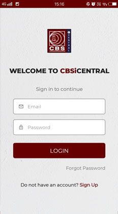 CBSicentral mobile app